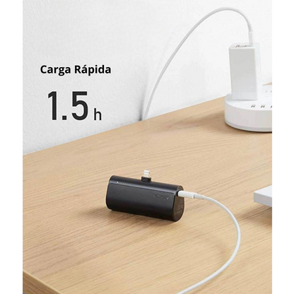 Power Bank 5000 mAh cargador portátil tipo C mini