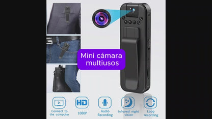Minicámara corporal portátil con Wifi