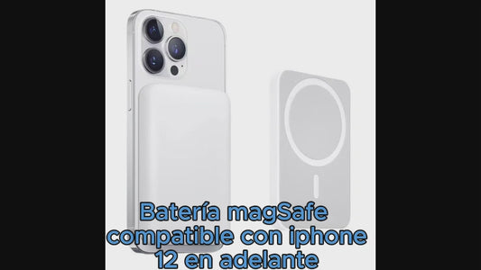 COMPATIBLE iPhone 12 o superior - Powerbank MagSafe portatil